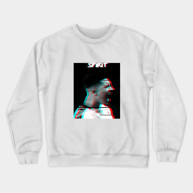 spirit glitch Crewneck Sweatshirt by Andrianart17